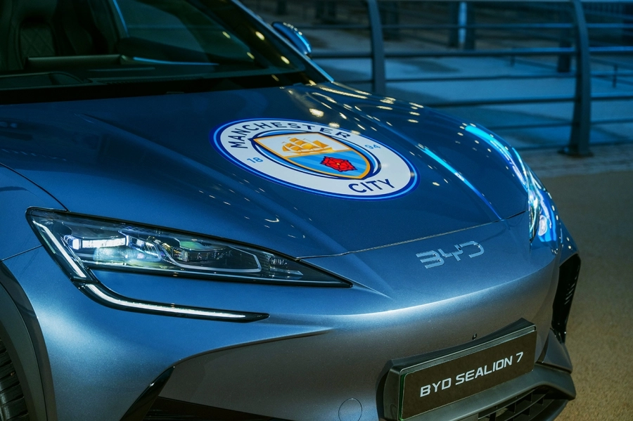 BYD trở thành đối tác chính thức của CLB bóng đá Manchester City