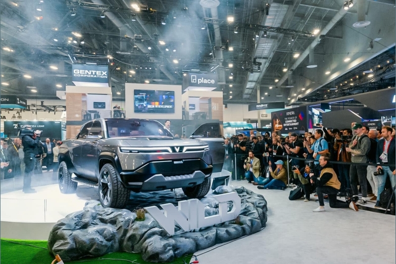 CES 2024: VinFast giới thiệu mã xe bán tải điện VF Wild