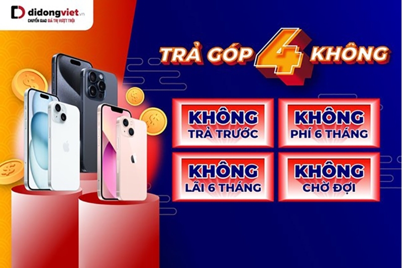 Đến Di Động Việt, mua iPhone với chính sách 4 KHÔNG