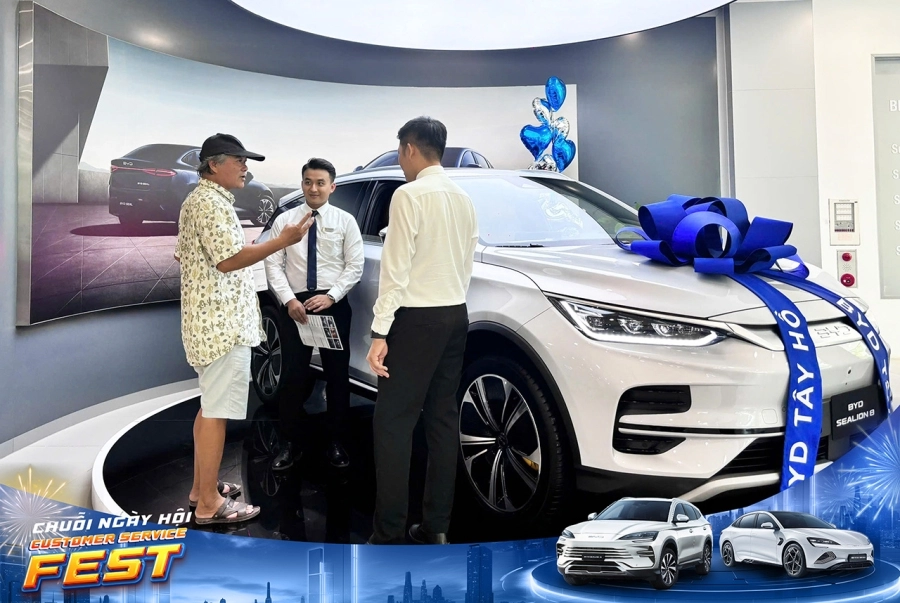 BYD Việt Nam triển khai chuỗi Ngày hội Customer Service Fest trên toàn quốc
