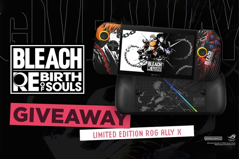 Hợp tác cùng Bandai Namco Entertainment, ASUS ROG ra mắt ROG Ally X phiên bản kỷ niệm BLEACH Rebirth of Souls!