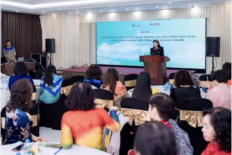 Doanh nhân Lê Hồng Thủy Tiên: “Chăm sóc sức khỏe tinh thần thúc đẩy bình đẳng giới và phát triển bền vững”