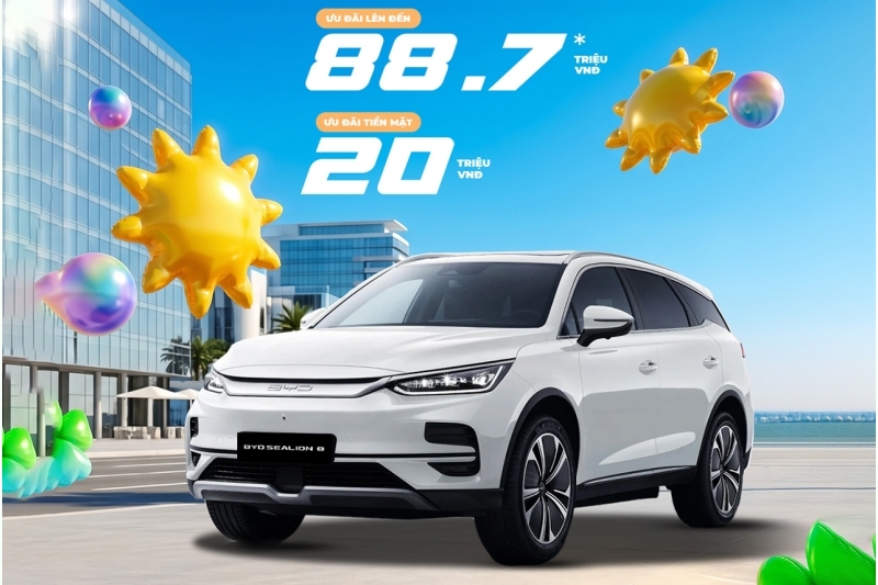 BYD Việt Nam ưu đãi mùa hè ‘Đại tiệc nắng vàng – Ngàn deal rực rỡ’