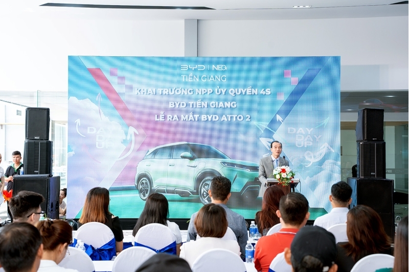 Tăng tốc thị trường miền Tây, BYD ra mắt ô-tô điện Atto 2, khai trương showrom 4s lớn nhất khu vực
