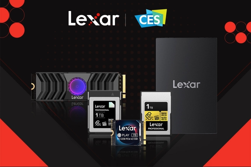 Lexar mang loạt sản phẩm nhớ và lưu trữ mới đến CES 2024