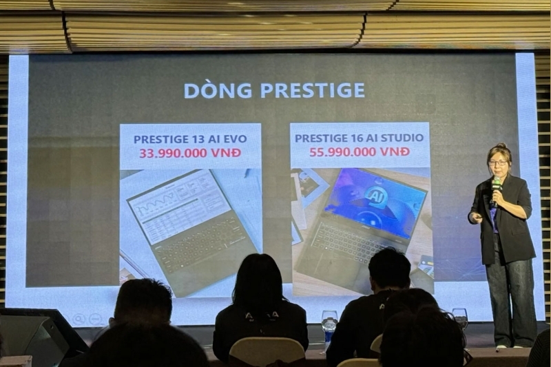 MSI mang thế hệ laptop AI với CPU Intel Core Ultra về Việt Nam