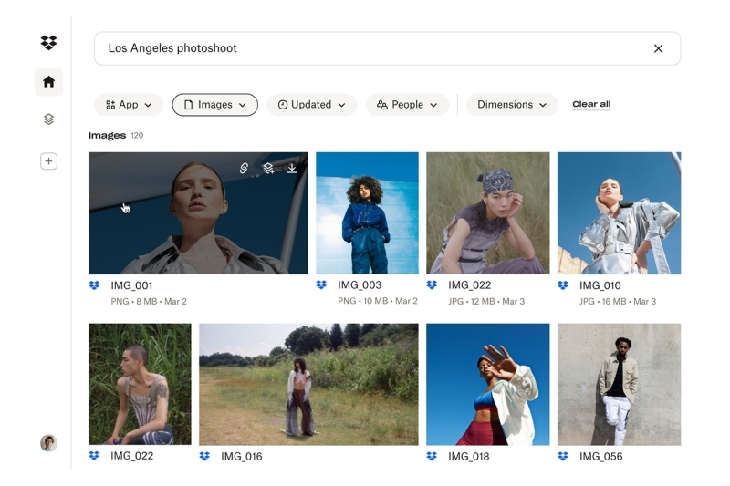 Dropbox Dash được nâng cấp khả năng tìm kiếm video, hình ảnh và tạo nội dung