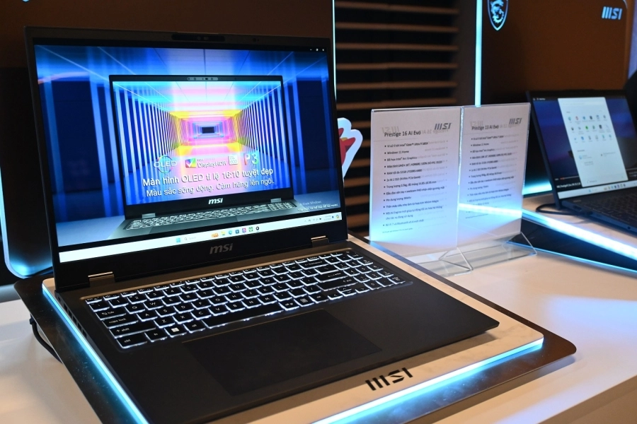 MSI mang thế hệ laptop AI với CPU Intel Core Ultra về Việt Nam