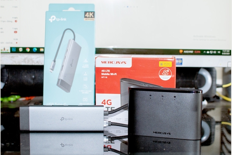 TP-Link UH7020C và Mercusys MT110: Bộ đôi bất ly thân của người dùng năng động