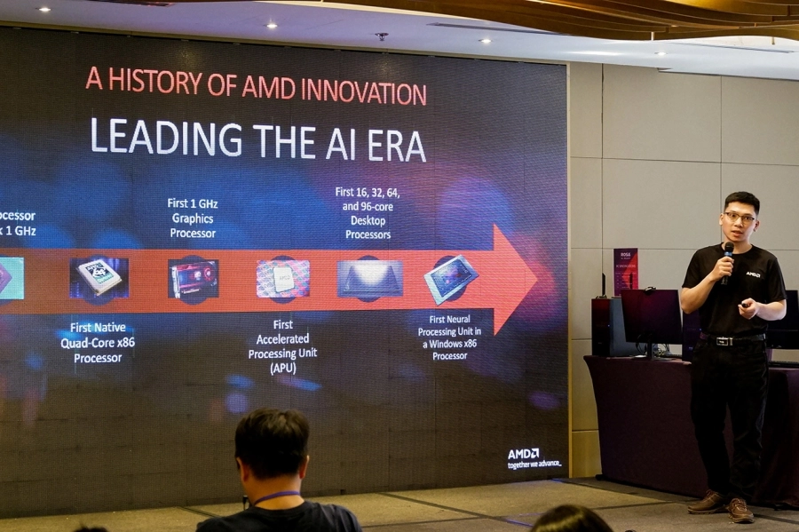 ROSA PC AI: bộ PC AI đầu tiên sử dụng vi xử lý AMD Ryzen 8000G series ra mắt tại Việt Nam