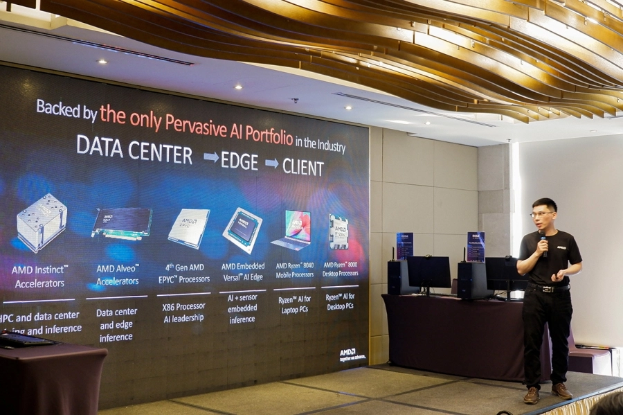 ROSA PC AI: bộ PC AI đầu tiên sử dụng vi xử lý AMD Ryzen 8000G series ra mắt tại Việt Nam
