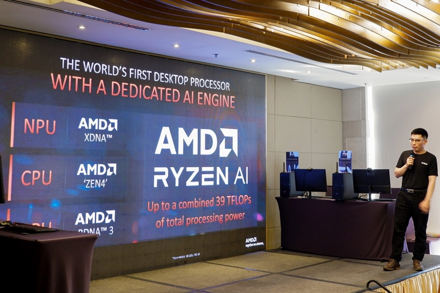 ROSA PC AI: bộ PC AI đầu tiên sử dụng vi xử lý AMD Ryzen 8000G series ra mắt tại Việt Nam