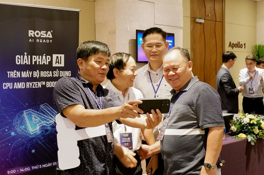 ROSA PC AI: bộ PC AI đầu tiên sử dụng vi xử lý AMD Ryzen 8000G series ra mắt tại Việt Nam