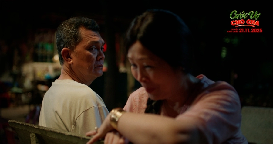 Phim diện ảnh Cưới Vợ Cho Cha hé lộ câu chuyện gia đình giằng xé qua teaser trailer và poster trái ngược