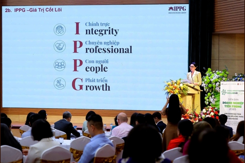 Tổng Giám đốc IPPG Lê Hồng Thủy Tiên: 'Kinh doanh bao trùm và phát triển bền vững là con đường duy nhất để doanh nghiệp tồn tại trong kỷ nguyên mới'
