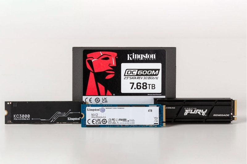 Kingston dẫn đầu thị phần SSD toàn cầu trong năm 2023
