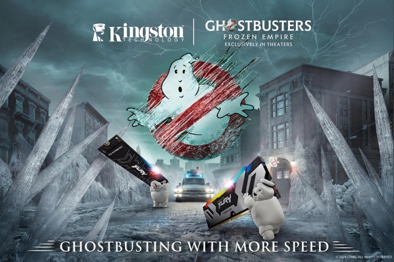 Kingston hợp tác cũng hãng phim Sony Pictures ra mắt bộ phim Biệt Đội Săn Ma: Kỷ Nguyên Băng 