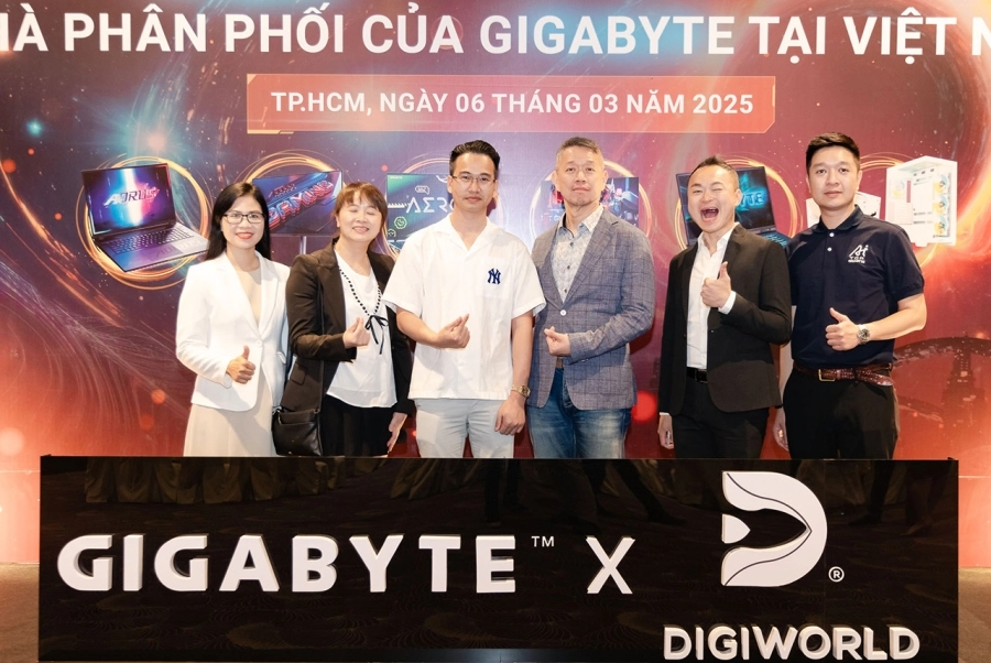 DIGIWORLD trở thành nhà phân phối của GIGABYTE tại Việt
