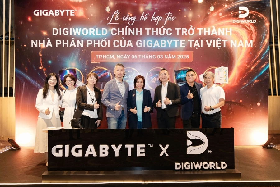 DIGIWORLD trở thành nhà phân phối của GIGABYTE tại Việt