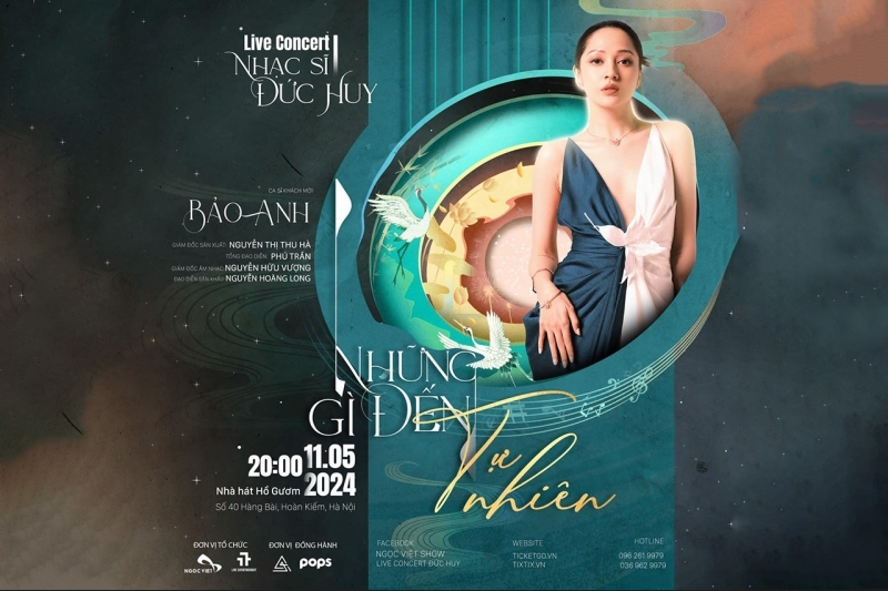 Bảo Anh hé lộ nhiều bí mật trong liveconcert “Những gì đến tự nhiên” của nhạc sĩ Đức Huy