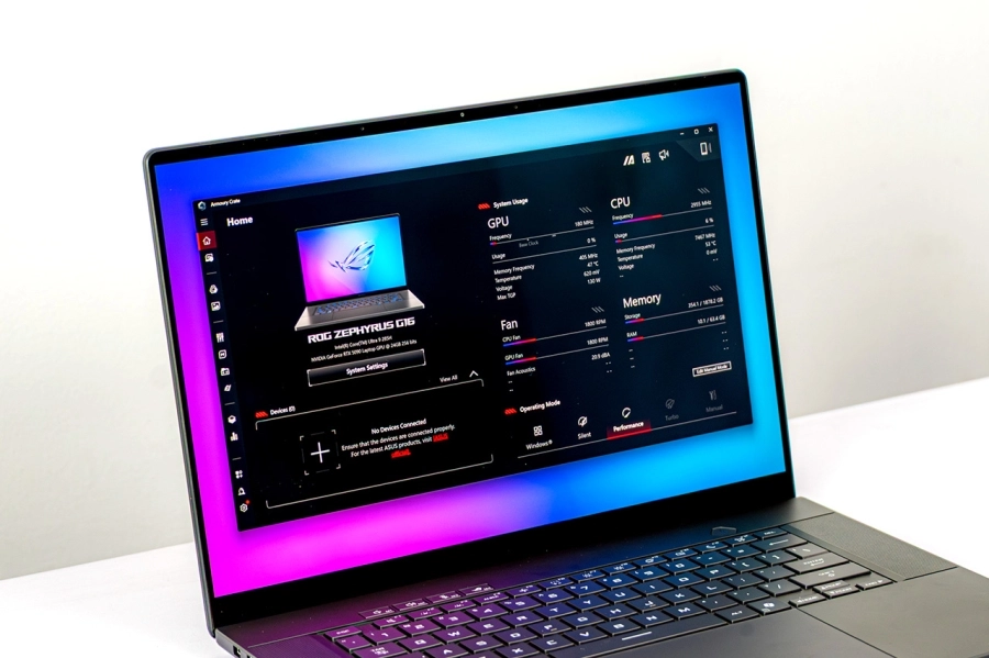 ASUS ROG Zephyrus G16: Laptop gaming mỏng nhẹ nhất được trang bị GPU GeForce RTX 50