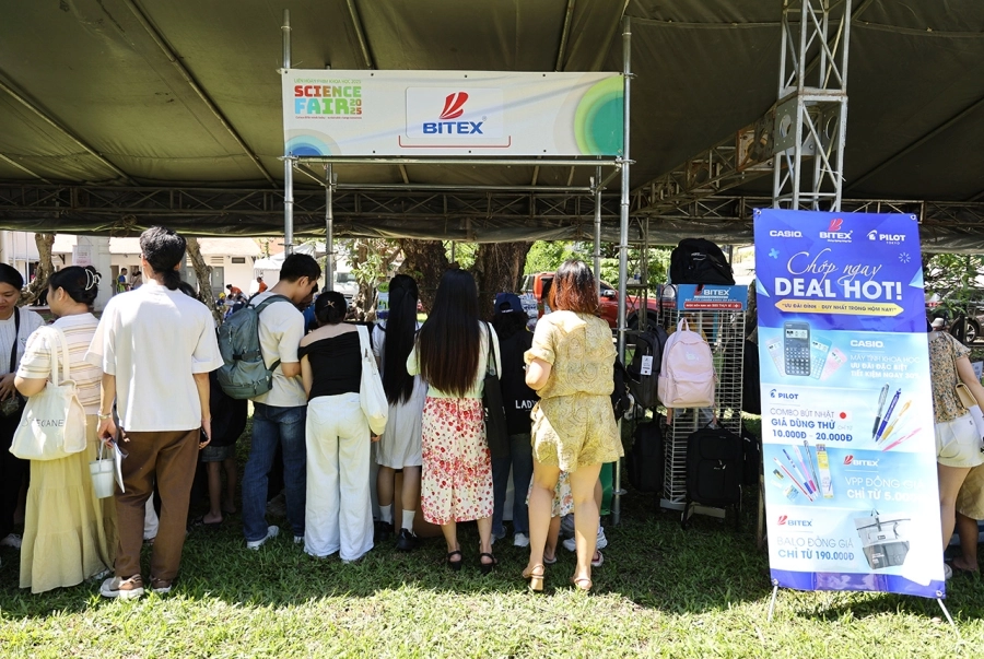 Trải nghiệm nhiều hoạt động khoa học thú vị tại Science Fair 2025