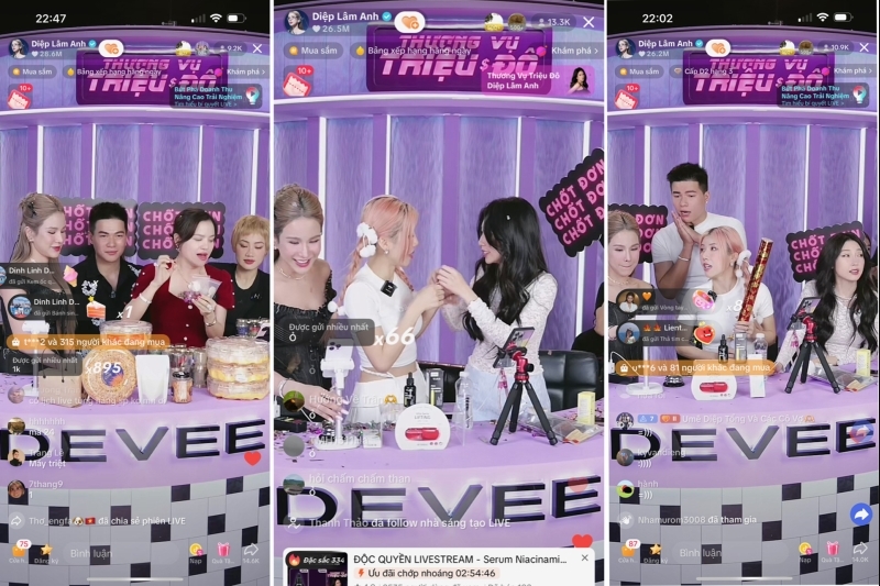 Mới nửa chặng đường phiên livestream 36 tiếng 'Thương vụ triệu đô', Diệp Lâm Anh đã cán mốc 25 tỷ