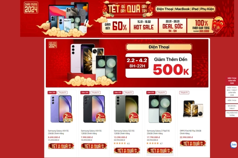 Di Động Việt đón Tết Giáp Thìn với chương trình Tết Đủ Đầy - Quà Đầy Tay