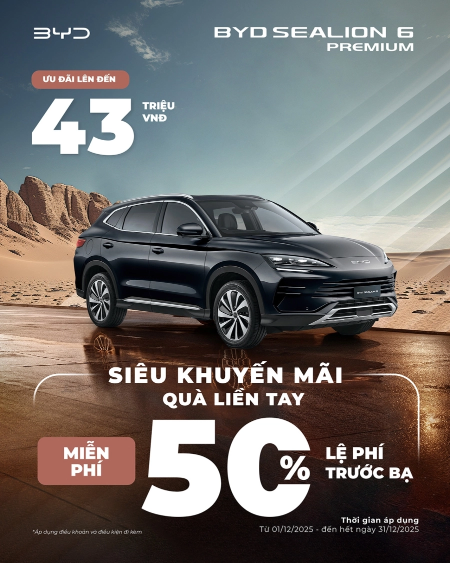 'Rinh xe xịn -  Đón Noel' cùng BYD Việt Nam
